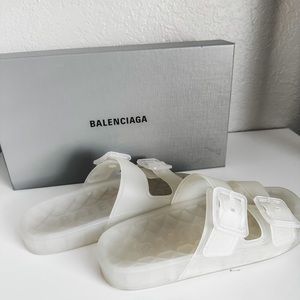 Balenciaga Mallorca Sandal Transparent Plastic Size 40